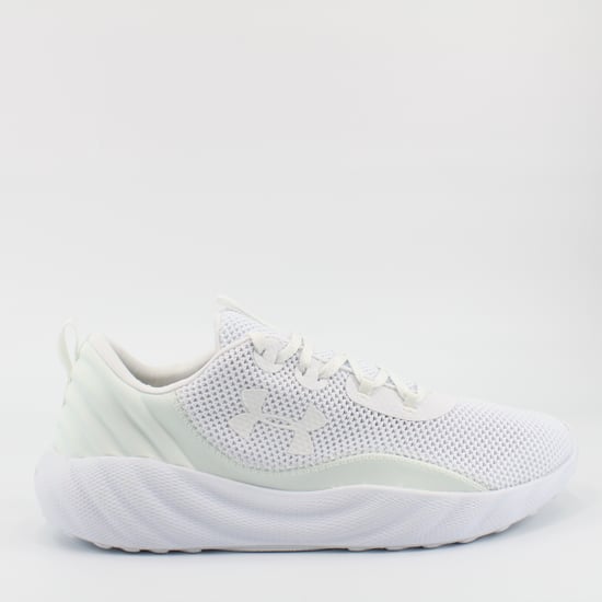 Under Armour Charged Will White Textile Mens Lace Up Trainers 3022038 101