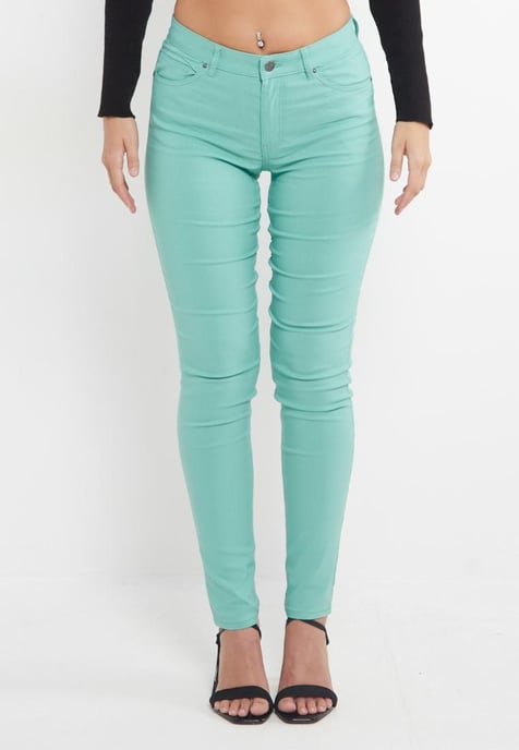 MYT Dames Skinny Super Stretch Chino Mint Groen - Image 4