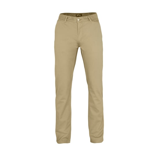 Asquith & Fox Mens Classic Casual Chinos/Trousers (Khaki) - Image 1