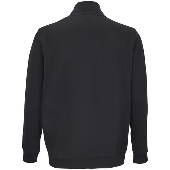SOLS Unisex Cooper Sweat Jacket met volledige rits voor volwassenen (Zwart) - Image 2