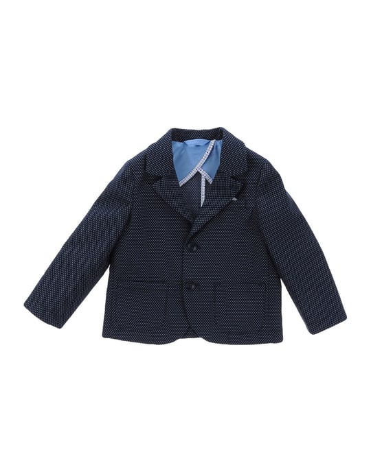 SUITS AND JACKETS Boy Armani Junior Dark blue Cotton