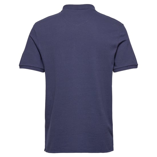 Lyle & Scott enfärgad polotröja i marinblå - Image 2