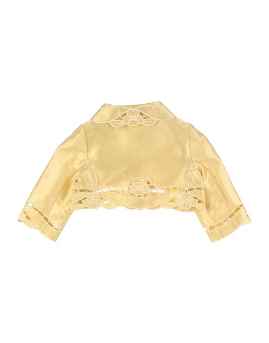 SUITS AND JACKETS Dolce & Gabbana Light yellow Girl Silk