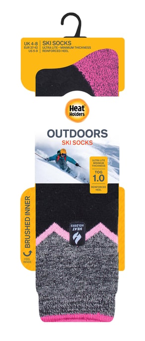 HEAT HOLDERS LITE - Termiska ultratunna funkiga skidstrumpor för herrar - Image 2