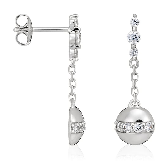 Orphelia Women's 925 Sterling Silver Drop Earrings - Silver ZO-5108 - Image 3
