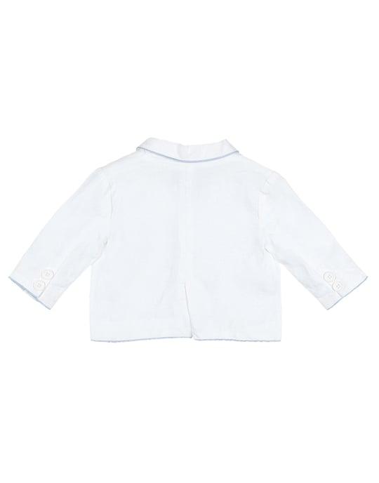 SUITS AND JACKETS Simonetta Tiny White Boy Linen
