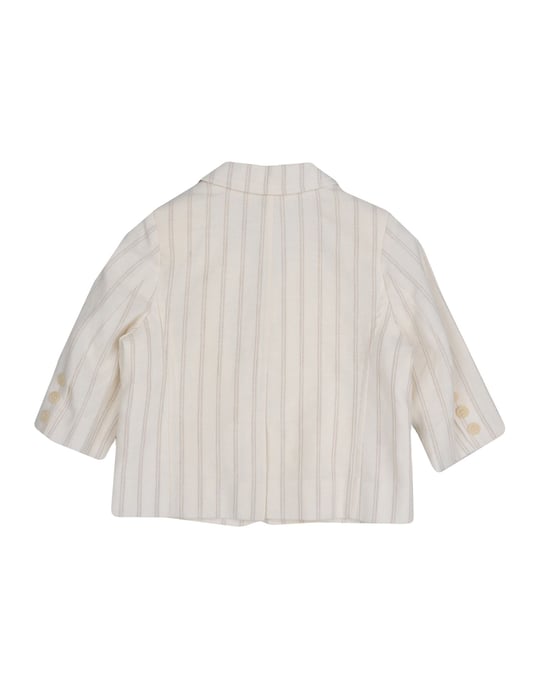 SUITS AND JACKETS Aletta Ivory Boy Cotton