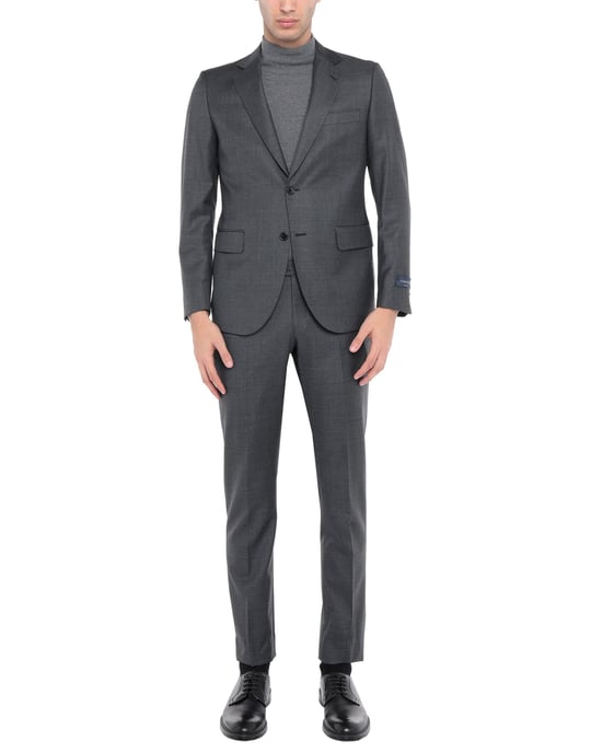 Tombolini Lead Virgin Wool Single Breasted Suit