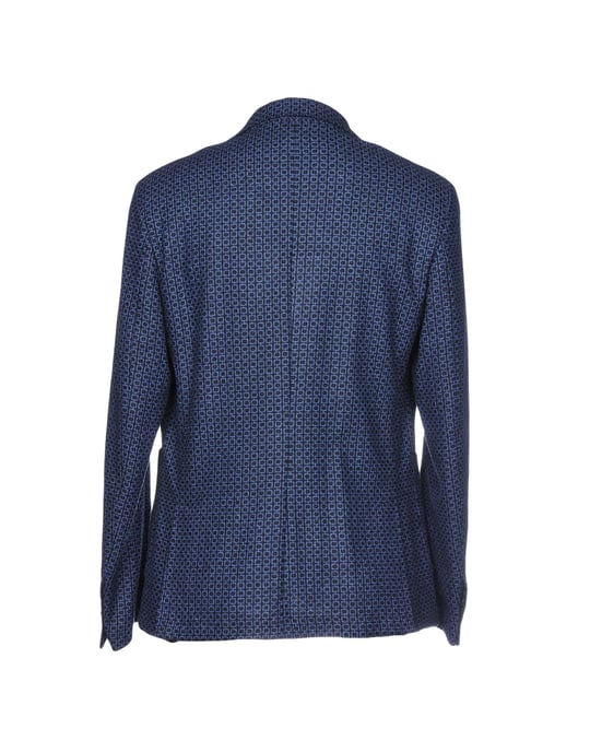 Harry & Sons Blue Virgin Wool Single Breasted Blazer