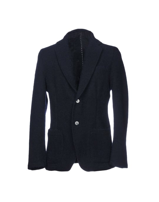 SUITS AND JACKETS Maestrami Dark blue Man Wool