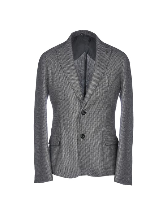 Trussardi Jeans Grey Wool Single Breasted Jacket