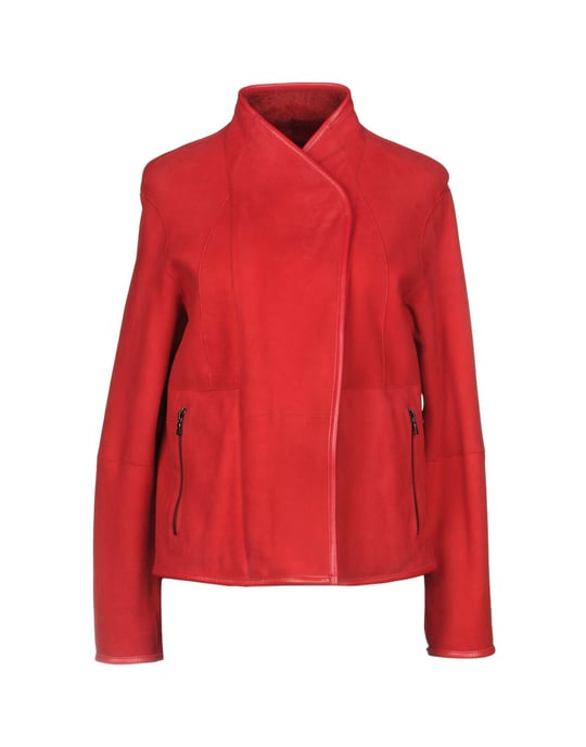 Drome Red Lambskin Leather Jacket
