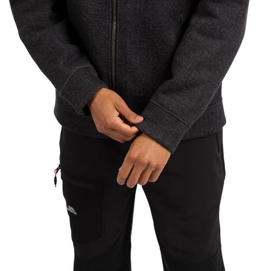 Trespass Mens Truther Marl Jacket (Black)