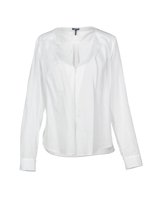 Jil Sander Navy White Cotton Shirt
