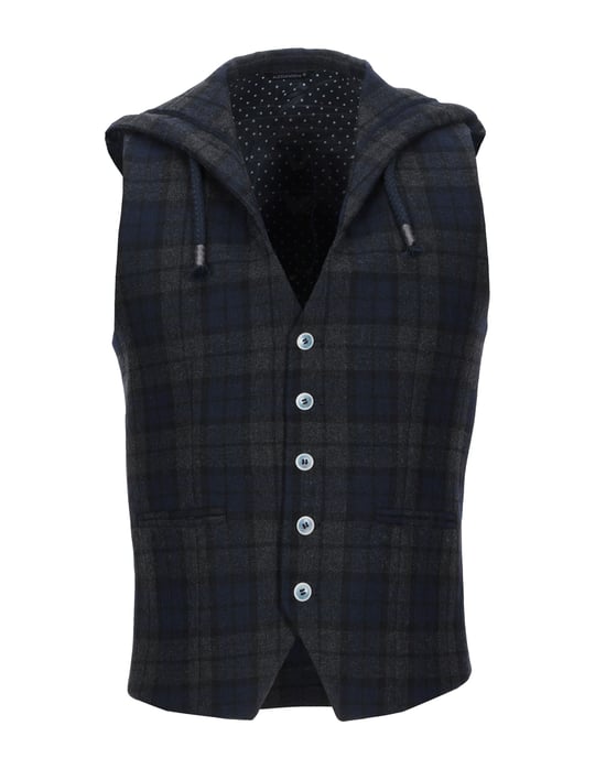SUITS AND JACKETS Grey Daniele Alessandrini Dark blue Man Wool