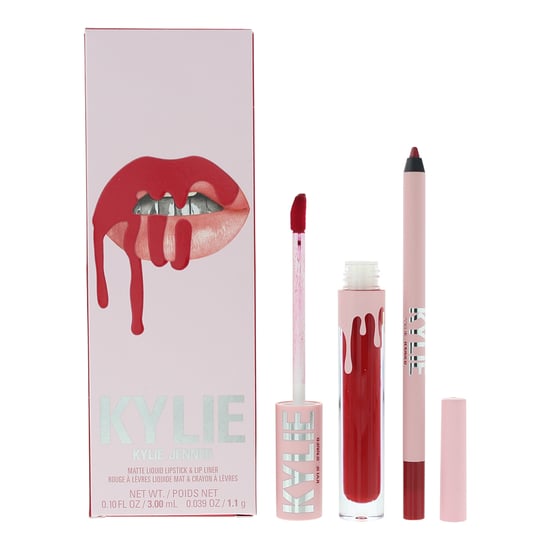 Kylie By Kylie Jenner Matte Lipstick 3ml + Lip Liner 1.1g - 402 Mary Jo - Image 1
