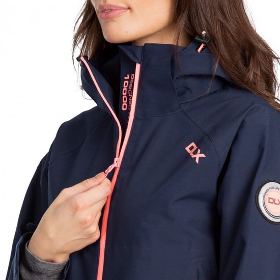 Womens/Ladies Tammin DLX Ski Jacket (Navy) - Image 4