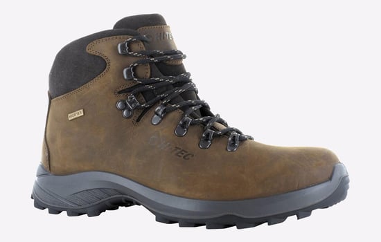 Hi-Tec Ravine Lite Leren Heren Bruine Wandelschoenen - Image 2