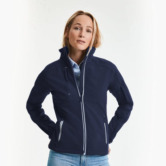 Russell Dames/dames Bionic Softshell Jacket (Franse marine) - Image 2