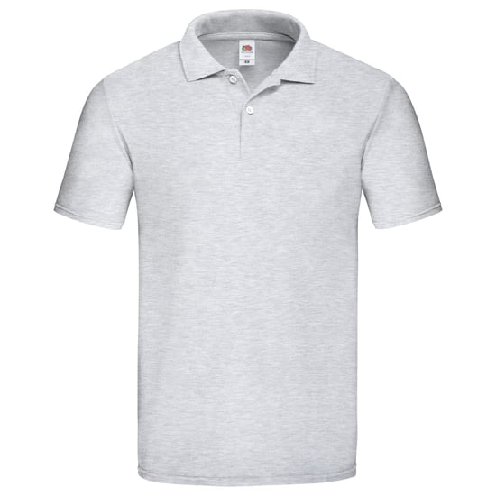 Fruit of the Loom Mens Original Polo Shirt (Grey Heather)