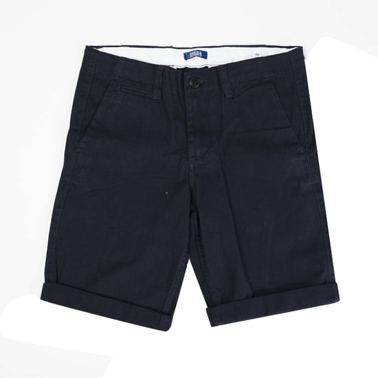 Boy's Jack Jones Fred Chino Shorts in Navy