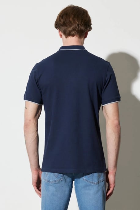 Wrangler - poloshirt marine - Image 4