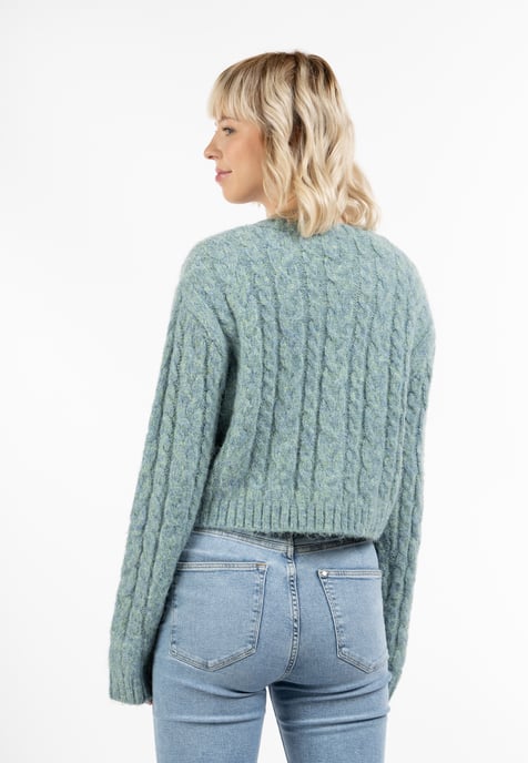 Mymo Vest Blonda Dames Blauwe muntmelange - Image 4