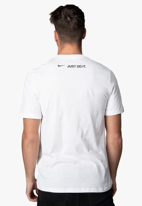Nike Swoosh Air Mens T Shirt in White - Image 2