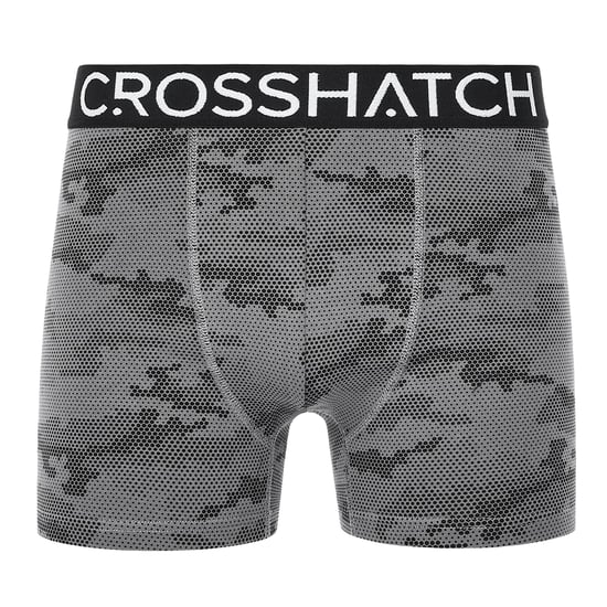 Crosshatch Heren Bresler Boxershorts (Set van 3) (Zwart) - Image 2
