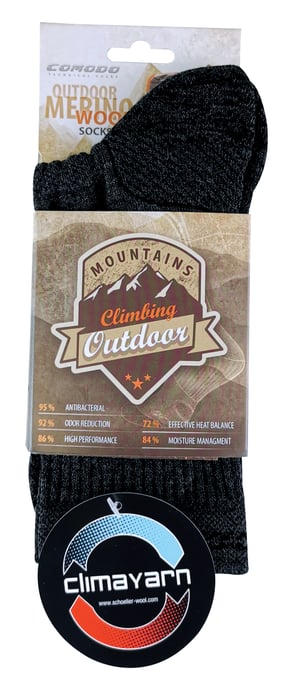 COMODO - Outdoor Performance Merino Wool Quick Drying Lightweight Socks - Image 2