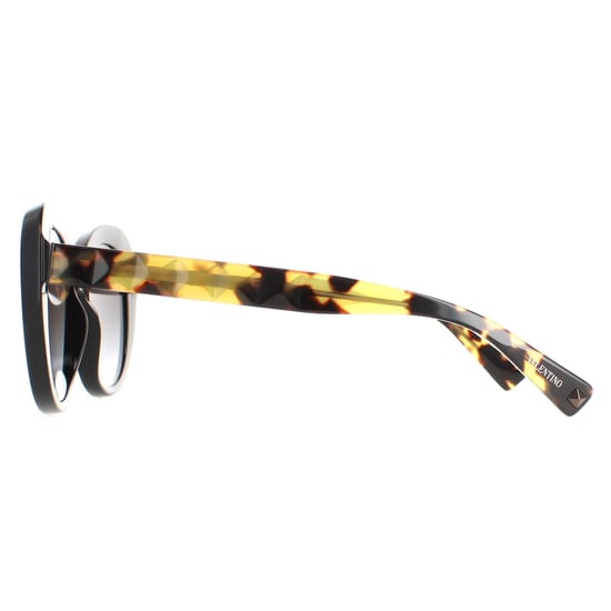 Valentino Butterfly Womens Black Havana Grey Gradient VA4113 Sunglasses