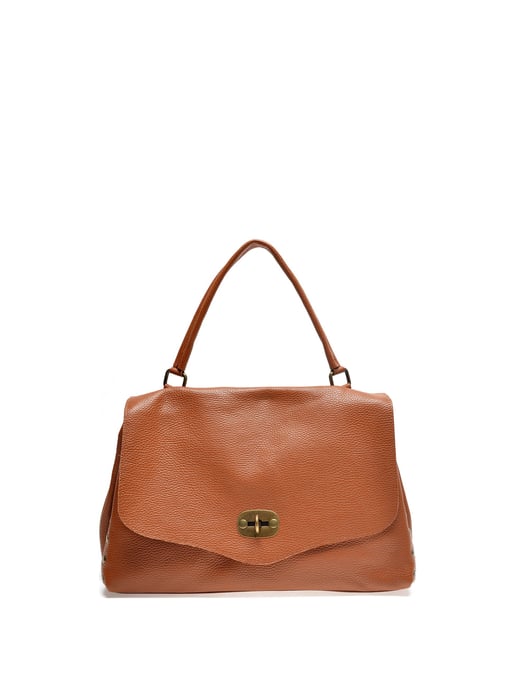 Anna Luchini SS22 AL 1766 Brown Leather Bag - Image 1