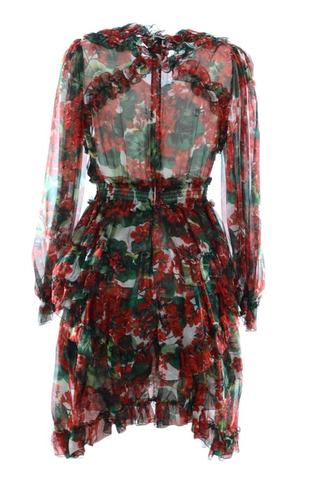 Dolce & Gabbana Kvinnor Blommor Mid-Length Klänning - Image 2