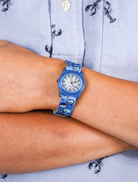 Timex Time Machines Boys's Blue Watch TW7C25700