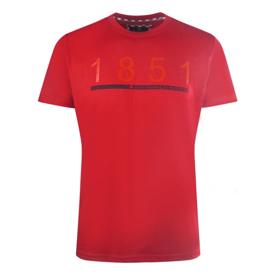 Aquascutum Londen 1851 rood T-shirt - Image 1
