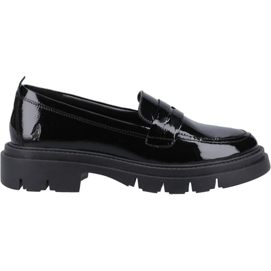 Hush Puppies Reece Leather Women's Black Loafers - Image 4