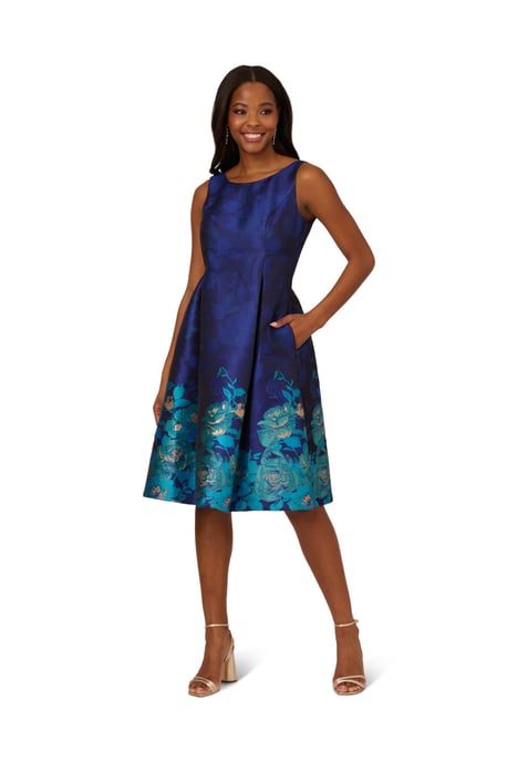 sachin and babi light blue dress Amazon.com: Strapless Jacquard Satin Embroidery Cocktail Gowns Midi A-Line  Formal Evening Party Dress with Pockets Black Size 0 : Clothing, Shoes &  Jewelry