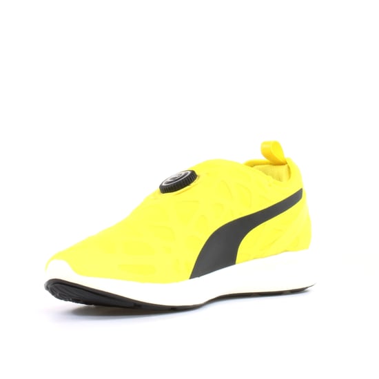 Puma Disc Sleeve Ignite Foam Yellow Textile Slip On Mens Trainers 360946 04