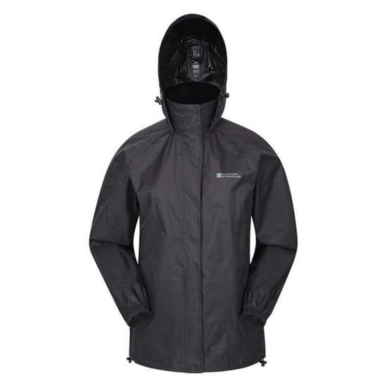 Mountain Warehouse Pakka Waterdichte Jas voor kinderen/Kinderen (Zwart) - Image 1