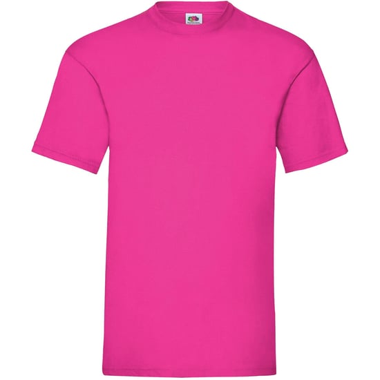 Fruit Of The Loom | Mens Crew Neck Short Sleeve T-Shirt-Pink (5 Pack)