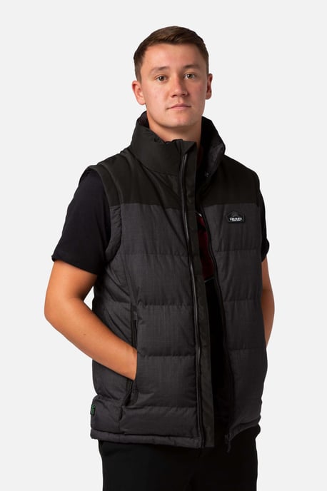 Trapper Mens Insulated Gilet Black