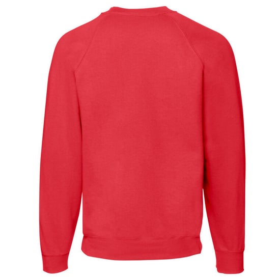 Fruit of the Loom Heren Premium Ingelegd Sweatshirt (Rood) - Image 2