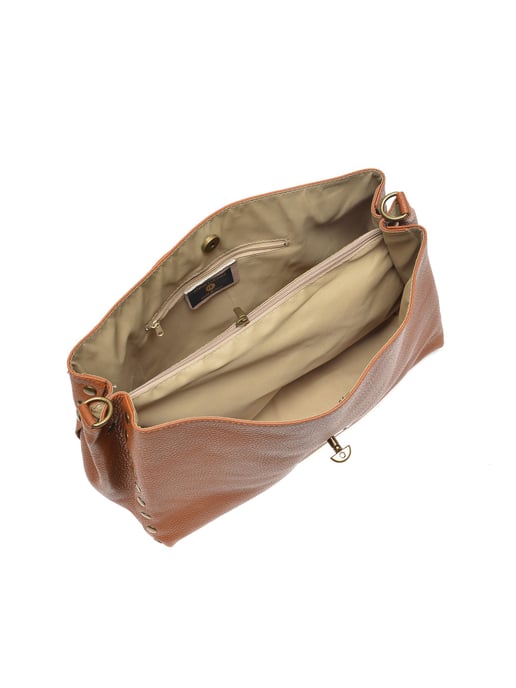 Anna Luchini SS22 AL 1766 Brown Leather Bag - Image 4