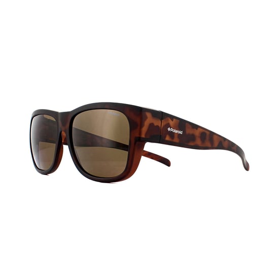 Polaroid Suncovers Square Unisex Havana Brown Polarized Sunglasses