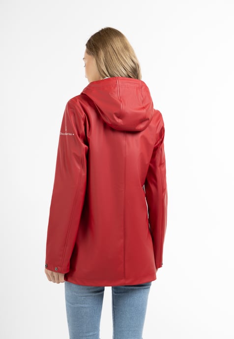 Dreimaster Regenjas Dames rood - Image 4