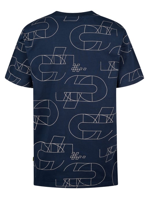 Petrol Industries - Jongens All-over Print T-shirt Marlinview - Blauw - Image 2