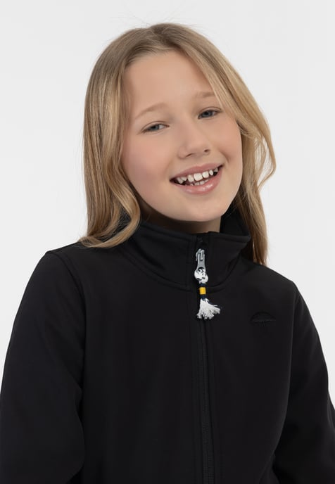 Schmuddelwedda softshell jacket Girls black - Image 5