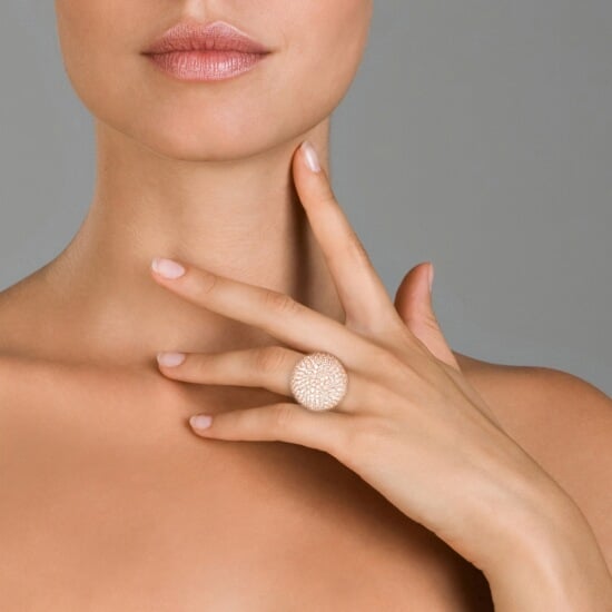 Orphelia Dames 925 Zilveren Ring - Roze R-13434 - Image 5