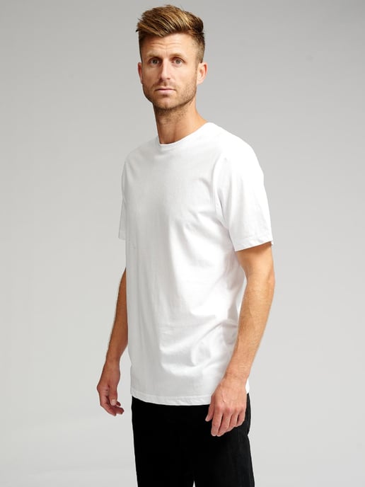 Biologisch Basic T-Shirt - Wit - Image 2