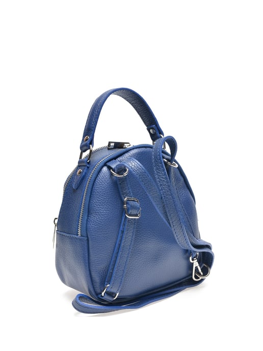 Isabella Rhea SS22 IR 1451 Blue Leather Bag - Image 2